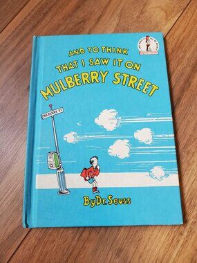 Vintage Cloth And To Think That I Saw It On Mulbery Street Dr. Seuss Book